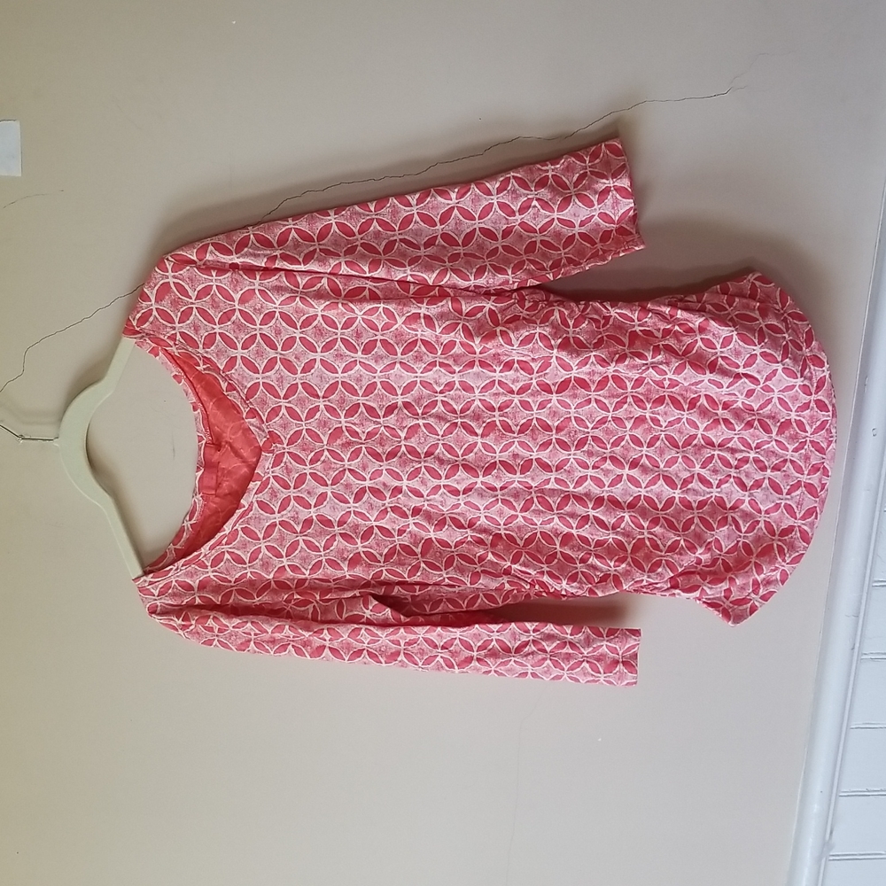 Fresh Produce Pink Patterned Women's Top